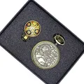Ensembles de montres de poche pour hommes et femmes série sur le thème du film classique collier