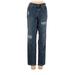 Melrose and Market Jeans - Mid/Reg Rise: Blue Bottoms - Women's Size 25 - Dark Wash