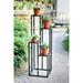 47.25 in. 4 Tier Cast Iron Plant Stand