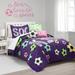 Lush Decor Girls Soccer Kick Reversible Oversized Comforter