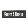 Search & Rescue Patch for Dogs, Large, Black