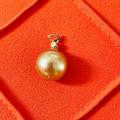 Kate Spade Jewelry | Kate Spade Faux Gold Pearl And Rhinestone Pendant | Color: Silver/Tan | Size: Os