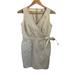 Anthropologie Dresses | Isabella Bird Anthropologie Cream/ Beige Dress With Side Tie And V-Neck | Color: Cream/Tan | Size: 6p
