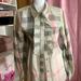 Burberry Tops | Burberry Plaid Button Down Shirt | Color: Gray/Pink | Size: S