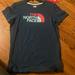 The North Face Shirts & Tops | New The North Face Tnf Graphic Tee Short Sleeve Navy Blue Girls Size Large 14/16 | Color: Blue | Size: Lg