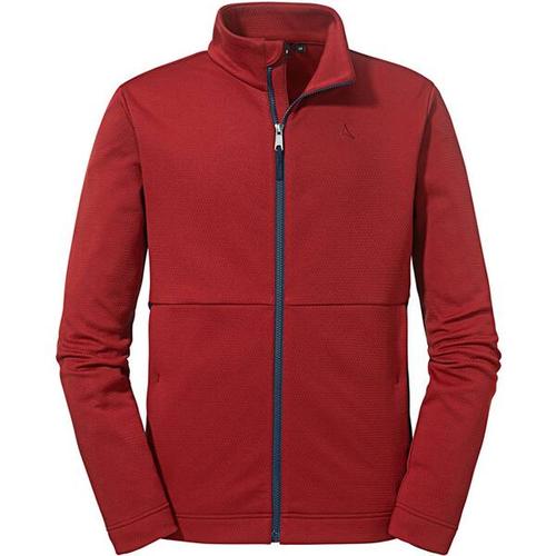 SCHÖFFEL Herren Unterjacke Fleece Jacket Pelham M, Größe 50 in Rot