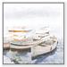 Oliver Gal On Lake Time Pale Boats Harbor - Graphic Art Canvas in Blue/White | 24 H x 24 W x 1.75 D in | Wayfair 42640_24x24_CANV_WFL