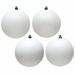 Northlight Seasonal Vickerman Holiday Décor Ball Ornament Plastic in White | 12 H x 12 W x 12 D in | Wayfair N593011DA