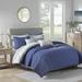 Madison Park Marina 8 Piece Printed Seersucker Comforter & Quilt Set Collection /Polyfill/Microfiber in Blue | Wayfair MP10-7946