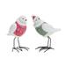 The Holiday Aisle® 2 Piece Bird w/ Sweater Set Resin | 6.75 H x 3.5 W x 5 D in | Wayfair 5C5EFFFBDC4F492793BC1EC7118A9AF0