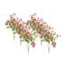 Primrue Mixed Stems, Bushes, & Sprays Polyester in Pink | 24.5 H x 8 W x 10 D in | Wayfair F7C1E11627B74F838F6C34FC4496617C