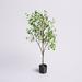 Freeport Park® 48" Artificial Potted Milan Leaf Tree. Plastic | 48 H x 26 W x 26 D in | Wayfair A62C0F46F4544B15BD36780CCCFE0E8E