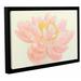 Winston Porter Nonchalant Peony Framed Painting Print Canvas in Pink | 8 H x 12 W x 2 D in | Wayfair WNPR4349 39852584