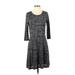 Apt. 9 Casual Dress - A-Line: Black Dresses - Women's Size Small