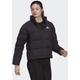 Outdoorjacke ADIDAS SPORTSWEAR "HELIONIC RELAXED DAUNENJACKE" Gr. L, schwarz (black) Damen Jacken Sportjacken