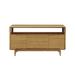 AllModern Toivo TV Stand for TVs up to 60" Wood in Brown | Wayfair 0F822F89ADAB4E29B3ED3216958233CF