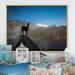 Millwood Pines Statue of Gold Horned Chamois - Floater Frame Print on Canvas Canvas | 12 H x 20 W x 1 D in | Wayfair