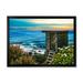 Highland Dunes Wooden House By The Sea - Print on Canvas in White | 24 H x 36 W x 1 D in | Wayfair C9F30758B45C4968AE89C956201D9A5A