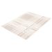 White 60 x 36 x 0.17 in Area Rug - Gracie Oaks Markisha Plaid Machine Made Flatweave Runner 2'6" x 8' Area Rug in Ivory/Gray | Wayfair