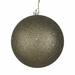 The Holiday Aisle® Holiday Décor Ball Ornament Plastic in Gray/Black | 4.75" H x 4.75" W x 4.75" D | Wayfair D0FA214016884C61B59F9477E92B86D0