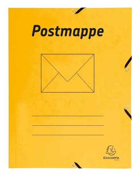 Exacompta 55449BE 25x Exacompta, Postmappe A4 aus Karton - Gelb Image