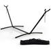 2-Person Hammock Stand with Carrying Bag for Yard - 114" x 46.5" x 40"(L x W x H)