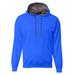 A4 N4279 Men's Sprint Tech Fleece Hooded Sweatshirt in Royal Blue size XL | Polyester fleece