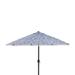 Pillow Perfect Outdoor New Damask Marine 9-foot Patio Market Umbrella