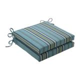 Pillow Perfect Outdoor Terrace Breeze Squared Corners Seat Cushion 20x20x3 (Set of 2) - 20 X 20 X 3