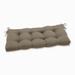 Pillow Perfect Outdoor Forsyth Shattake Blown Bench Cushion