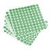 Number Sticker 1-100 Label Number Self Adhesive Green White, Pack of 25 - Green White