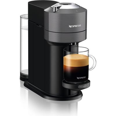 NESPRESSO Kapselmaschine "Vertuo Next ENV 120.GY von DeLonghi, Dark Grey", grau, B:43,2cm H:14cm T:31,4cm, Kaffeemaschin