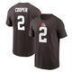 Men's Nike Amari Cooper Brown Cleveland Browns Player Name & Number T-Shirt
