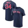 Men's Nike David Ortiz Navy Boston Red Sox Name & Number Logo T-Shirt