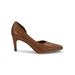 Tiana Point-Toe Leather Pumps - Brown - Vince Heels