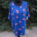 Lularoe Tops | Lularoe Tunic Style Irma Size Small Nwt Blue Watermelon | Color: Blue | Size: S