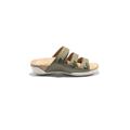 Wide Width Women's Delight Sandal by Hälsa in Green (Size 9 W)