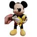 Disney Toys | Disney Mickey Mouse Holding Pluto Puppy Plush Toy Red Black Gold 12" Pre-Owned | Color: Black/Red | Size: Osg