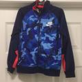 Nike Jackets & Coats | Boys Nike Full Zip Jacket | Color: Blue/Orange | Size: Small