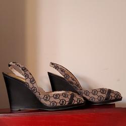 Michael Kors Shoes | Michael Kors Wedges Shoes | Color: Black | Size: 10