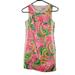 Lilly Pulitzer Dresses | Lilly Pulitzer Mila Shift Dress In Multi All Nighter Flamingo Size 4 | Color: Green/Pink | Size: 4