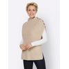 Pullunder "Pullunder", Damen, Gr. 42, beige (sand, meliert), 100% Baumwolle, B.C. BEST CONNECTIONS BY HEINE, unifarben, Pullover