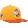 Men's New Era Gold/Rust Boston Celtics 59FIFTY Fitted Hat