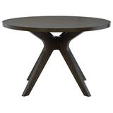 Signature Design by Ashley Wittland 50" Pedestal Dining Table Wood in Brown | 32 H x 50 W x 50 D in | Wayfair D374-15