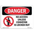 SignMission Danger Sign Plastic in Black/Red/White | 18 H x 18 W x 0.1 D in | Wayfair OS-DS-A-1824-L-2436