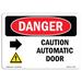 SignMission Danger Sign Plastic in Black/Red/White | 18 H x 18 W x 0.1 D in | Wayfair OS-DS-A-1824-L-2249