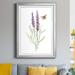 August Grove® Wildflower Botanical I - Picture Frame Painting Print on Paper in Green/Indigo | 24.5 H x 18.5 W x 1.5 D in | Wayfair