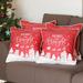 Christmas Night Decorative Throw Pillow Square Square Set of 4