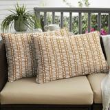 Humble + Haute Deja Stucco Indoor/Outdoor Corded Lumbar Pillows (Set of 2)