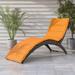 Sion Contemporary Wicker Curved Outdoor Lounger by M&L Co.